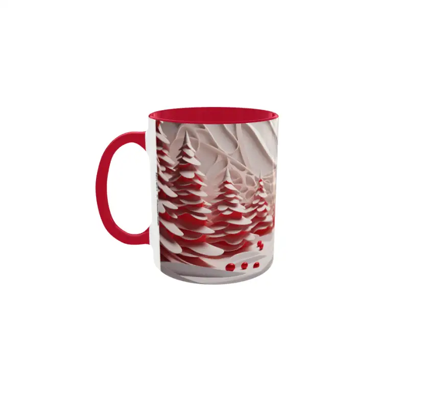 Iarna decor, cana din ceramica, 330ml, model cgs1784